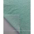 Linho / algodão mistura Floral imprimiu a tela com a cor verde Lt